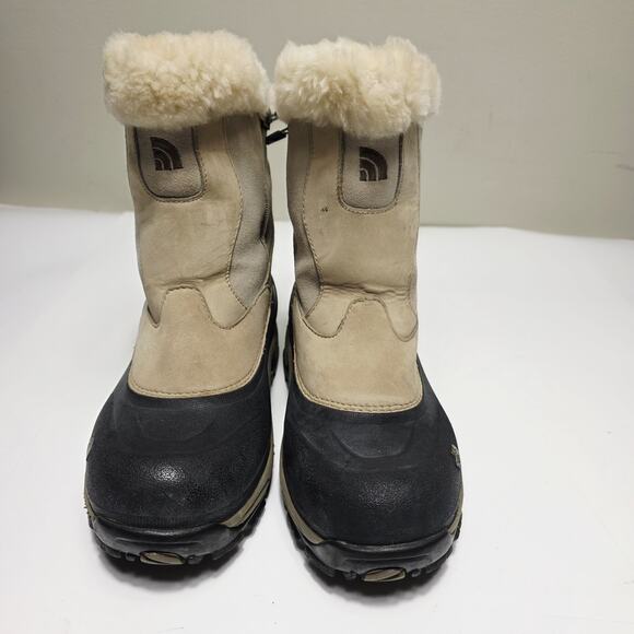 The North Face Winter Boots Womens Primaloft Tan Leather Waterproof Size 9 - Picture 5 of 9